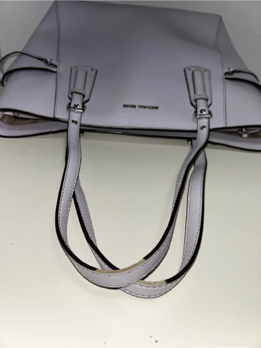Michael Kors Voyager Light Lilac Saffiano Leather Tote Bag Shoulder Bag